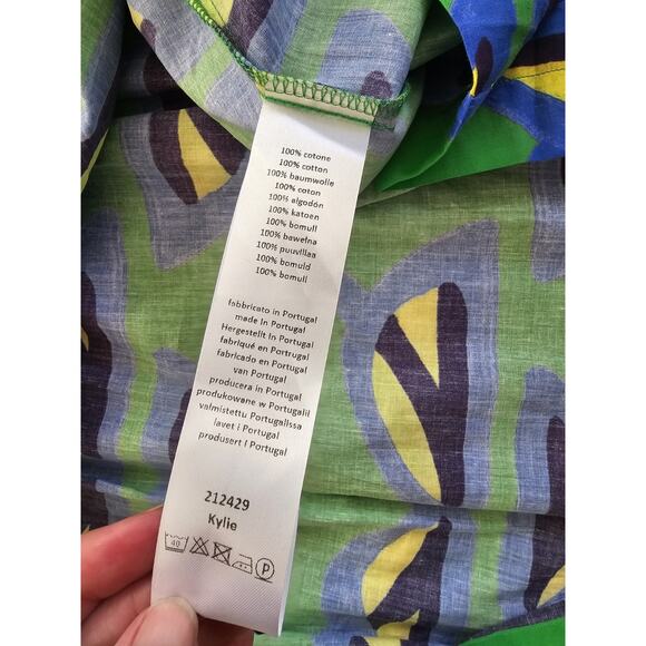 0039 Italy Kylie Sunglass A-Line Long Skirt Women's Size L - Picture 5 of 8